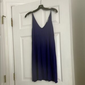 Elegant Blue Sleeveless Dress